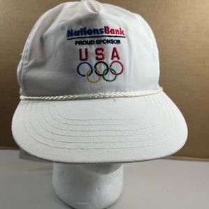 Nations Bank 1992 Summer Olympics Barcelona Sponsor Strap Adjustable vintage